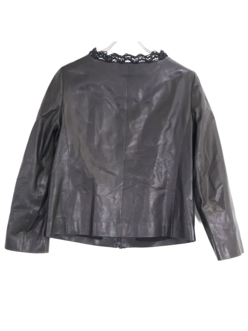 Chanel Lambskin Collarless Jacket 38